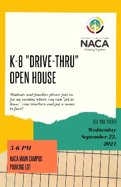 K-8 \"Drive Thru\" Open House